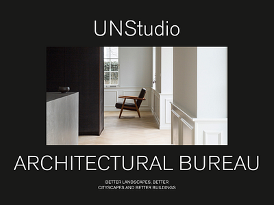 ARCHITECTURAL BUREAU WEBSITE architecture design interior portfolio ui user interface uxui web webdesign website