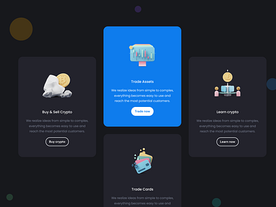 NFT's Cards 💰 blockchain landing page blockchain ui cards cards design dashbaord design dashboard cards dashboard crypto dashboard web mobile dashboard nft cards nft web design solana web ui designn ui ux