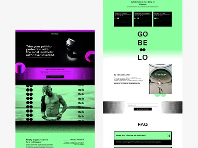 Kinetica - Web Design design e commerce graphic design interaction interface product design razor ui user experience user interface ux web web design web layout web marketing website website design