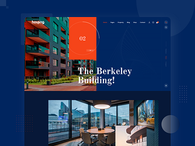 Huijing Property UI Design design directory graphic design housing logo property responsive theme ui wordpress