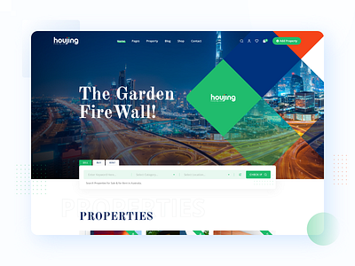 Huijing - Property Listing UI/UX Design design graphic design listing logo multipurpose property responsive theme ui website wordpress