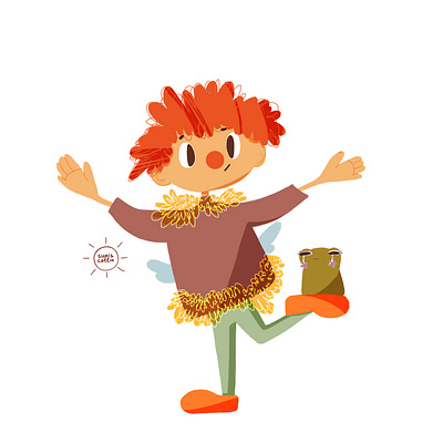 Little green friend art character design characters colorful design illustration packaging