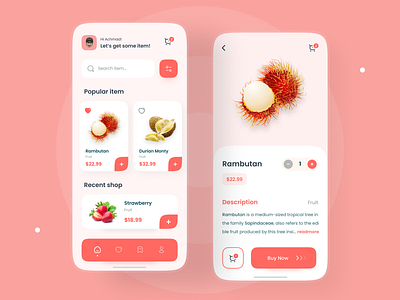 Grocery App app branding clean design e commerce fruit fruit app fruits groceries grocery grocery app grocery store minimalist mobile mobile app shop store app ui user interface ux