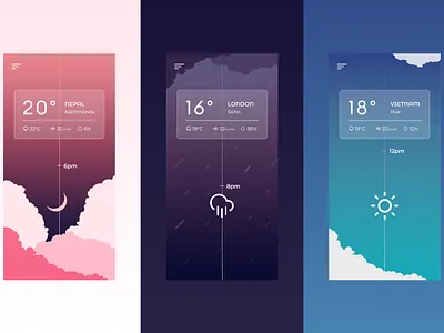 Day 10: Weather Card clean clean ui day 10 weather card design illustraion illustration minimal ui ui design ui design challenge ui illustration weather card weather card design weather card ui weather card ui design weather icon