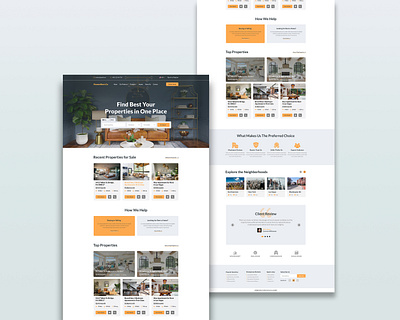 Real Estate Web UI Design app ui bangladesh custom webui design figma gausul haque nasif ui ui design ui designer uiux web designer web ui website design