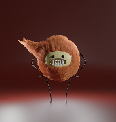 Small Fur 3d blender cartoon fur