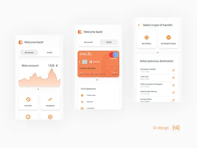 ING app bank design ing