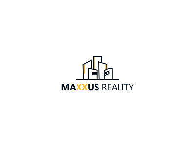 Logo design / MAXXUS REALITY brand branding building corporate identity design erdwen home house icon design illustration logo logo design logotype modern property real estate real estate logo realty vector visual identity