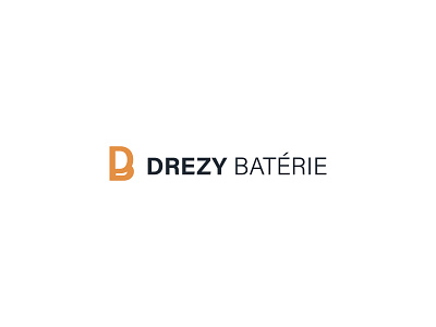 Logo design / DREZY BATÉRIE bathroom brand branding corporate identity design erdwen icon icon design logo logo design logotype modern orange presentation sink type typo typography vector visual identity