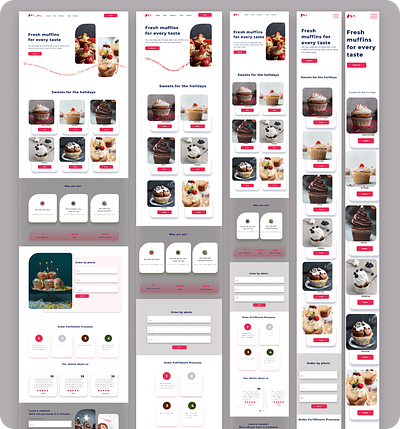 Bakery design (concept) app design ui ux