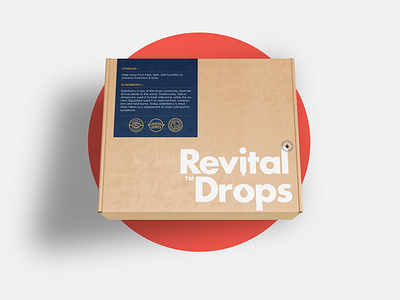 Revital Drops Branding / Identity project branding design graphic design logo minimal packaging typography vector web