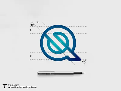 Q Monogram Logo brand