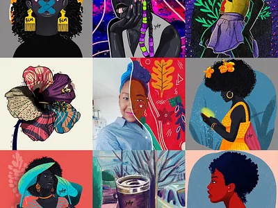 Art vs. Artist adobe xd blacklivesmatter commuteartist illustration procreate