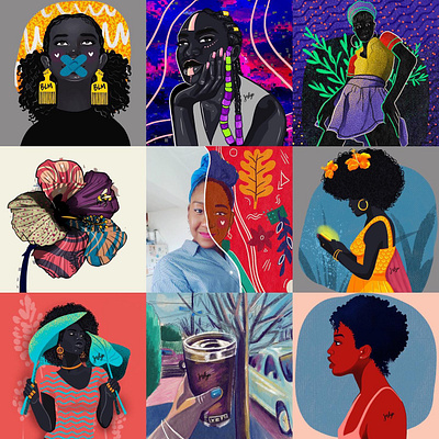 Art vs. Artist adobe xd blacklivesmatter commuteartist illustration procreate