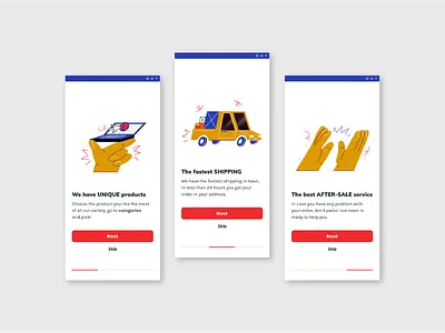 Onboarding - UI appdesign design graphicdesign mobildesing mobile onboarding uichallange uidaily
