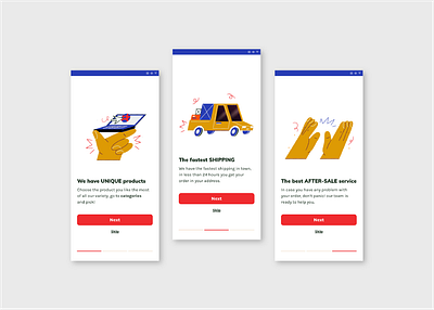 Onboarding - UI appdesign design graphicdesign mobildesing mobile onboarding uichallange uidaily