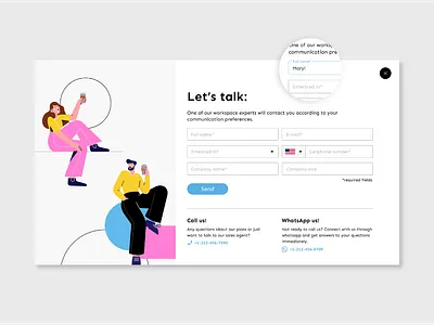 Contact - UI contact design desktop graphicdesign uichallange uidaily uidesing uxdesign