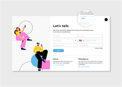 Contact - UI contact design desktop graphicdesign uichallange uidaily uidesing uxdesign