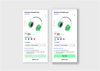 Customize product - UI appdesign customize customizeproduct design ecommerce graphicdesign mobile productecommerce uichallange uidaily