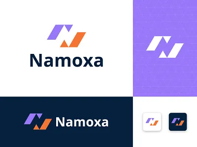 Negative space | N Letter | Geometric | Abstract - logo design. abstract brand identity design branding branding identity design geometric graphic design letter logo logo logo design minimalist modern monogram n letter n letter logo negative space vector