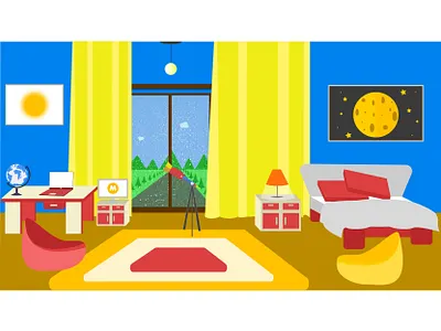 ... animation illustration vector