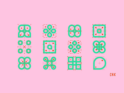 Relax my friends circle geometric green motion graphics neon pink rectange red relax road round shape track vaporwave video