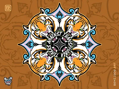 Tigers Against Transphobia - Bengal gender illustration lgbt non binary orange pride tiger trans transgender