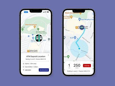 Daily UI Challenge - Day 20 (Location Tracker) app branding daily 100 challenge dailyui dailyuichallenge day20 design illustration locationtracker logo ui vector