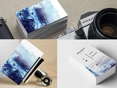 Photography Business Card business card design graphic design mockup