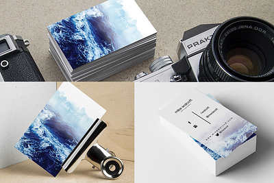 Photography Business Card business card design graphic design mockup