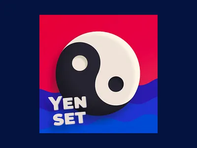 TM Lagoon • Yenset art balance chinese colorful cover death illustration label lagoon life music nadeo poster sea soundtrack spirit symbol trackmania vector yinyang