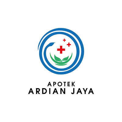 APOTEK ARDIAN JAYA branding design logo