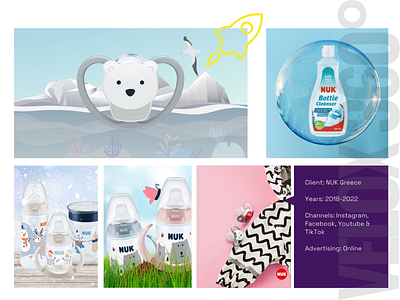 NUK Greece advertising animation design graphic design nuk photography