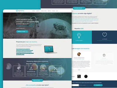 Digital Agency - Elementor Web Design agency blue elementor wordpress wordpress design