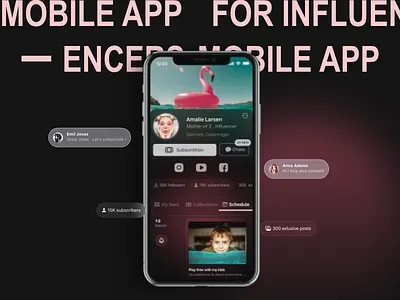 Mobile Application UX case study graphic design home page ios iu mobile app research social media app subscription ui ux