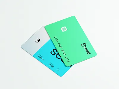 Seed Card Design Explorations bank branding card credit design finance logo logotype luxury minimal modern monogram