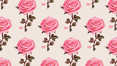 roses flower girly illustration pink roses