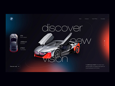 BMW — Vision M Next Website Concept alice k bmw car design interface itmaestro minimal redesign site ui ux web website