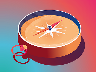 Compass vibrancy compass design illustration vector vibrant