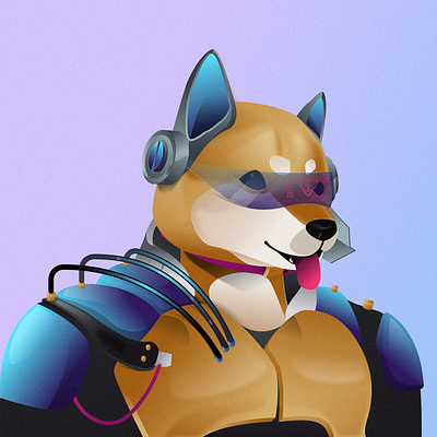 Shibalien NFT character dog meme metaverse nft shiba shibainu