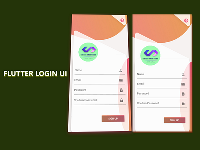 Flutter Login UI ui