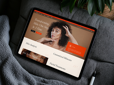 Aurea - Skincare Ui Design modern aesthetics