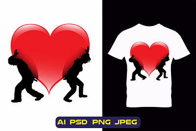 Couple T-Shirt Collection SVG valentines day