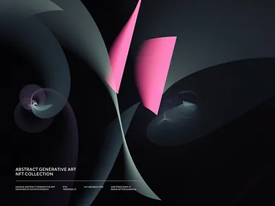 Abstract generative art NFT abstract art background dark generative nft