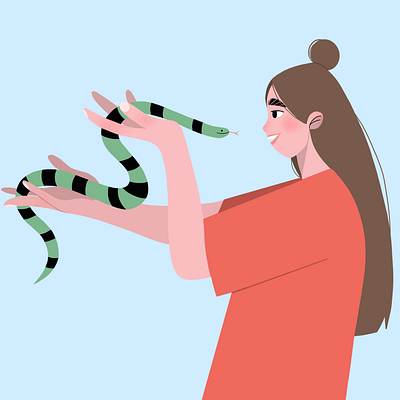 Phobias branding character design commercial illustration design digital art flat illustration illustration vector