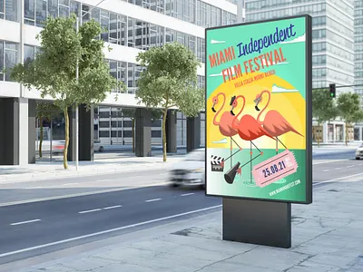 Cinema Festival Poster Design graphic design illustration marketing mockup poster design