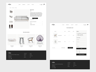 Edge furniture store layouts bag design ecommerce furniture furniture store interior layouts online online store onlineshop productpage shop ui user interface ux uxui web webdesign website