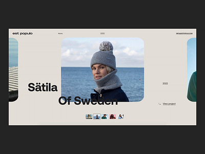 Est Populo — Works animation clean design landing page layout list minimal transition vietnam web design website
