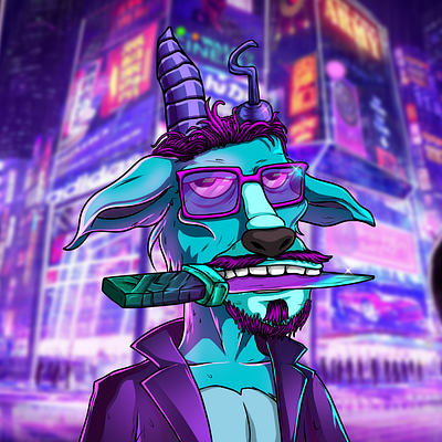 Legendary GOAT NFT Collection 3d animation design illustration nft nftart vector