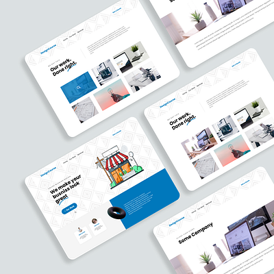 Online Course Website Design design design concept product design ui ui design ux web design website website design